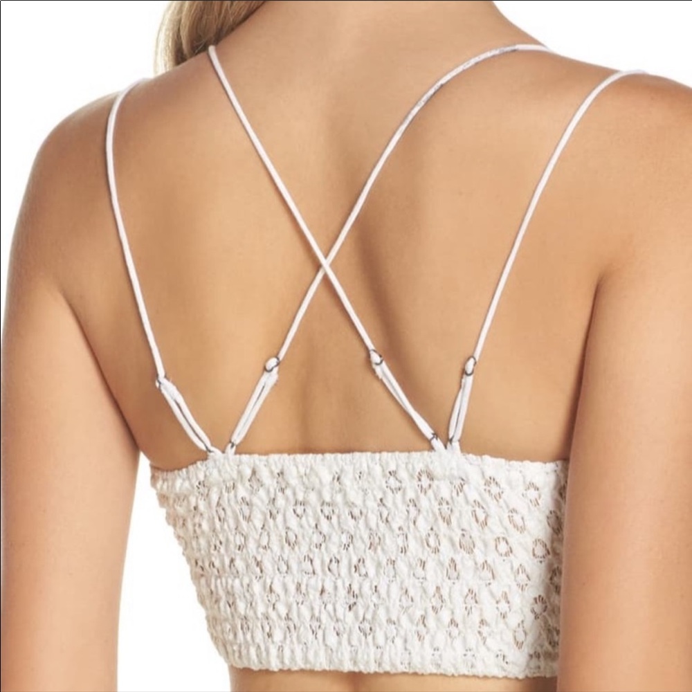 Lace Bralette double strap Floral - Picture 5 of 6